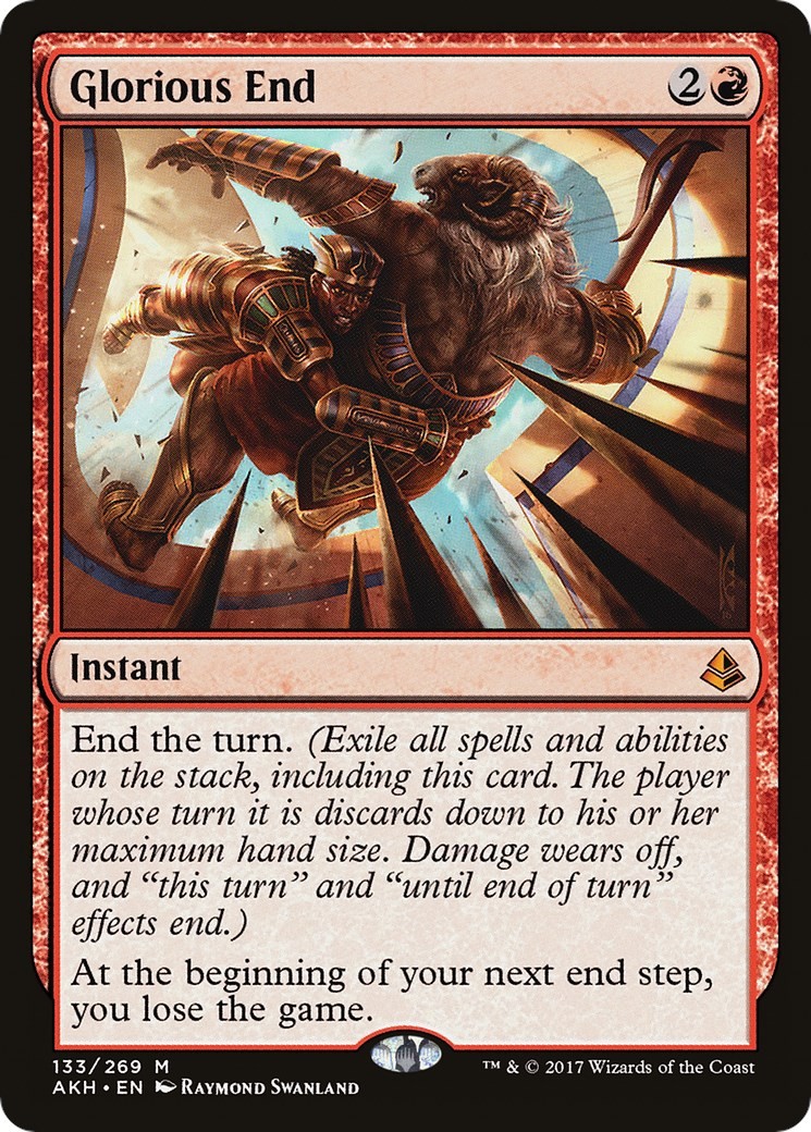 Glorious End #133 (NM) Amonkhet (AKH) MTG