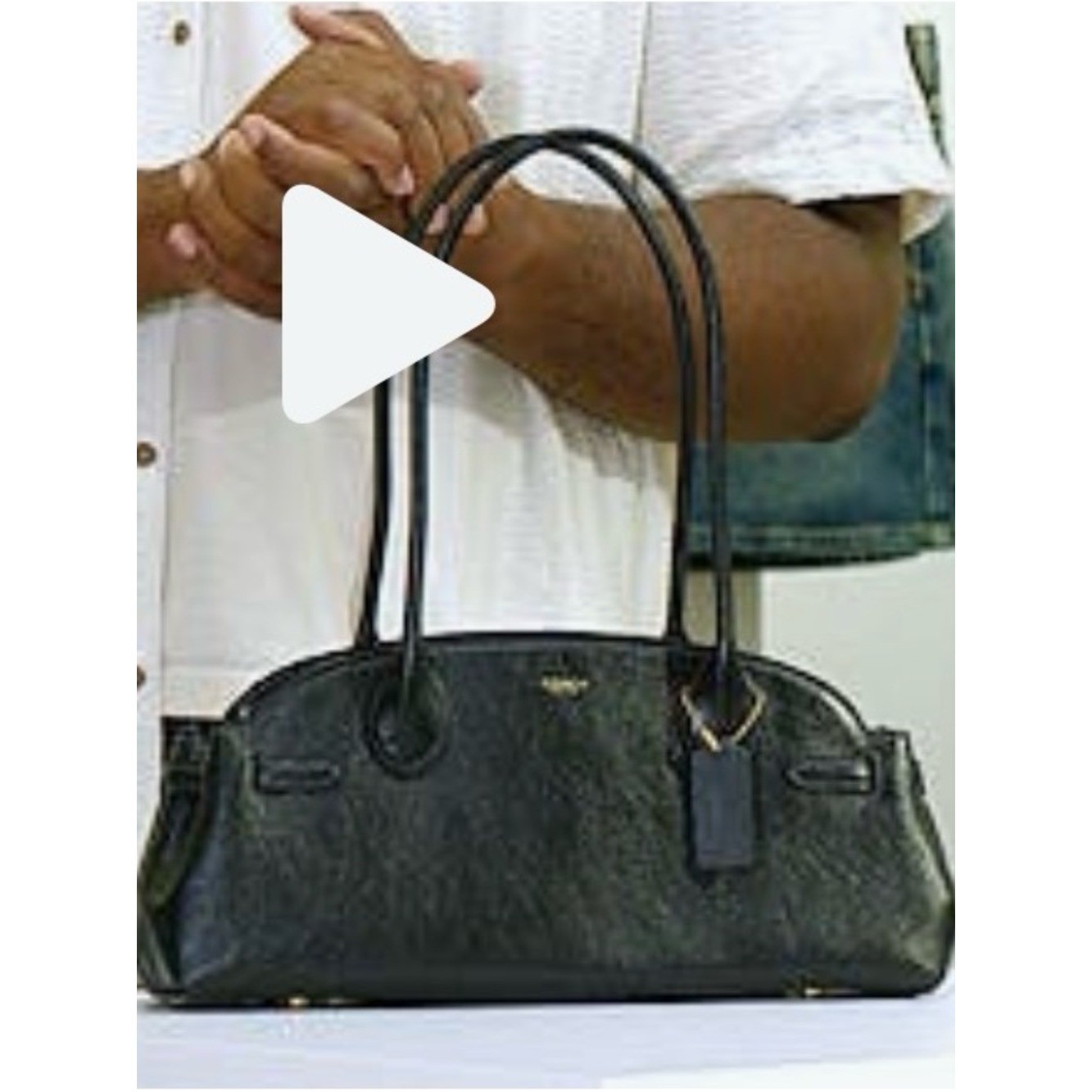 Coach Empire 34 Leather Carryall Bag