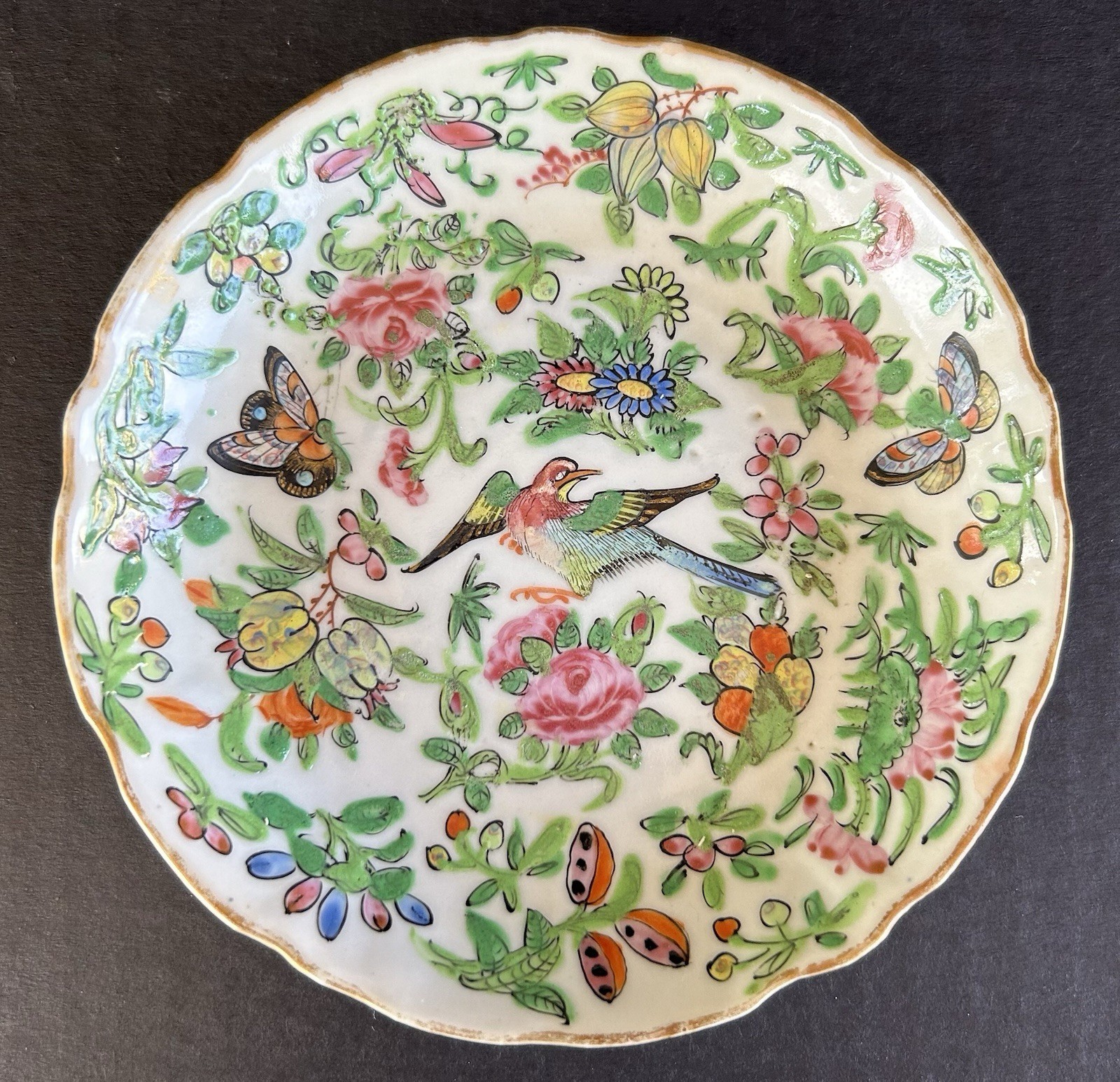 Famille Rose Canton Plate 5.5\
