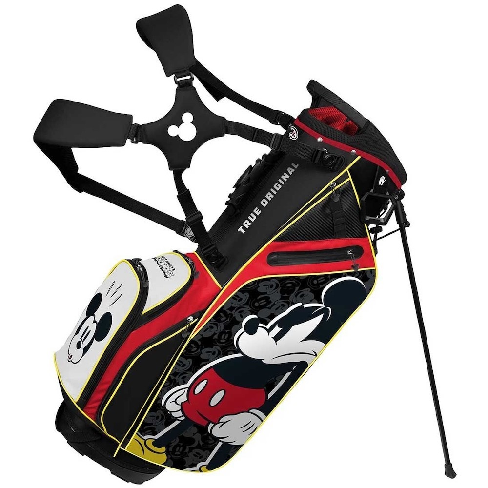 New Team Effort Golf Disney Mickey Mouse Happy/Mad Caddie Carry Hybrid Bag New Team Effort Golf Disney Mickey Mouse Happy/Mad Caddie Carry Hybrid Bag