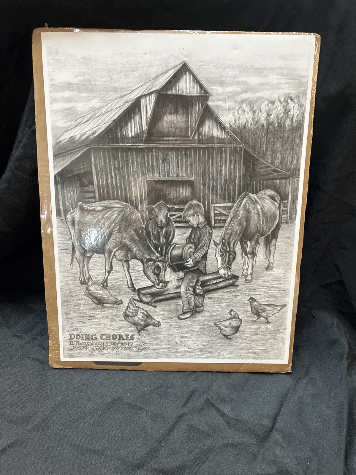 Joseph R Vick ‘Doing Chores’ 2017 202/500 Joseph R Vick ‘Doing Chores’ 2017 202/500
