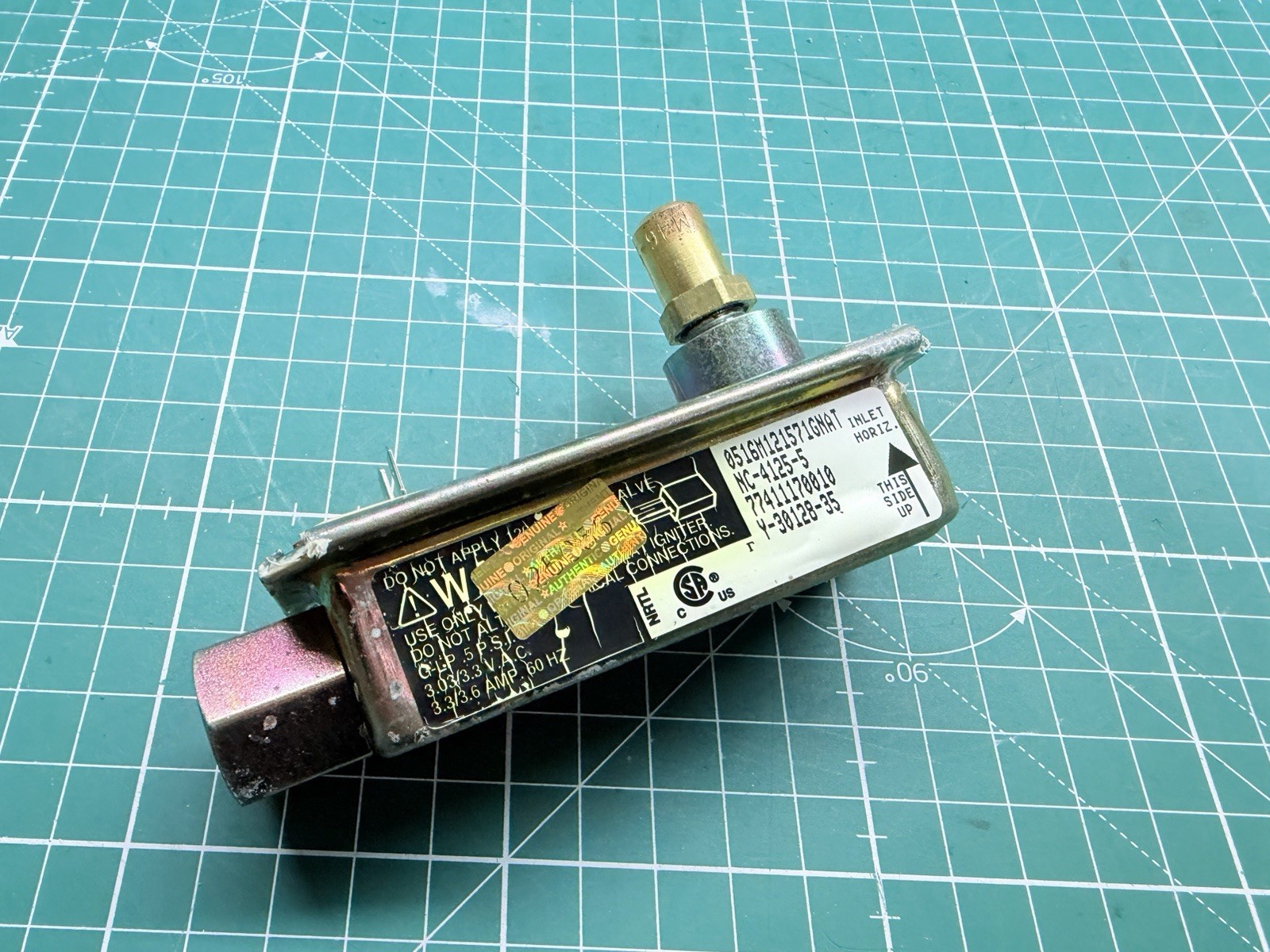 Frigidaire Range Oven Safety Valve P#3201101 3203459 316066400