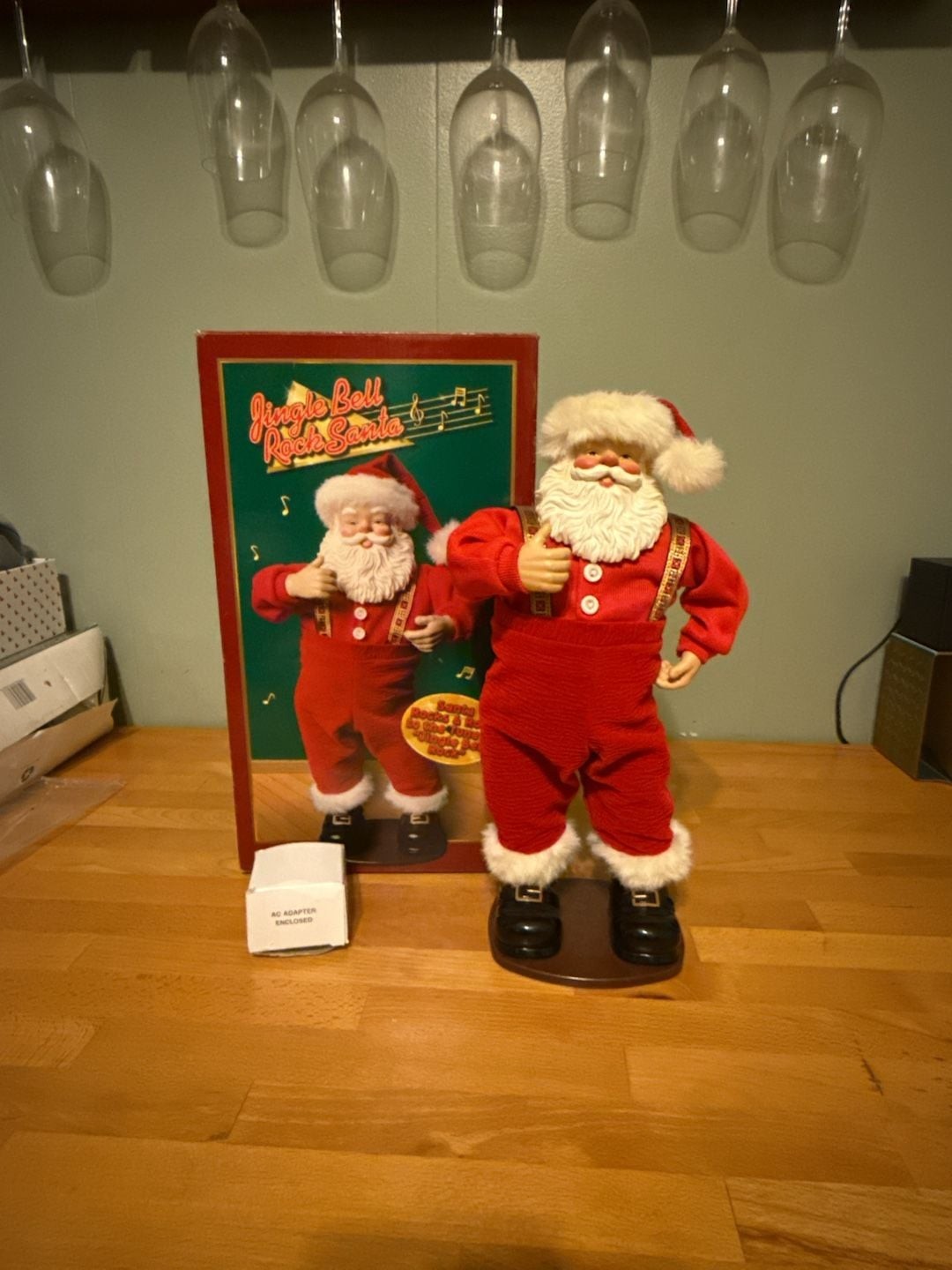Rock Santa Collectibles Jingle Bell Rock Animated Santa Claus 1998 1st Edition Rock Santa Collectibles Jingle Bell Rock Animated Santa Claus 1998 1st Edition