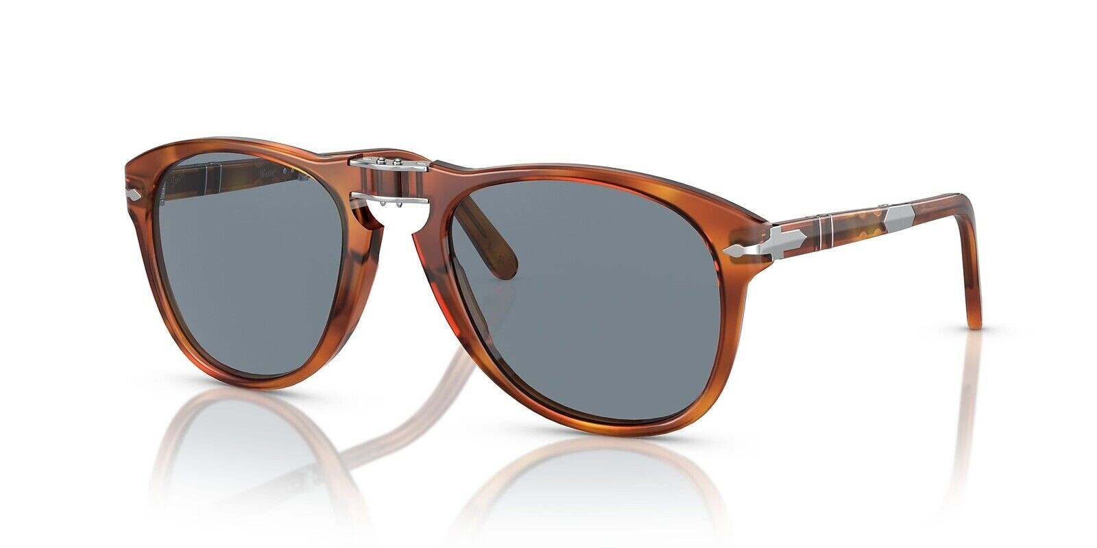 Persol Steve Mcqueen PO0714SM 096/56 54 Terra Di Siena Blue Gradient Sunglasses