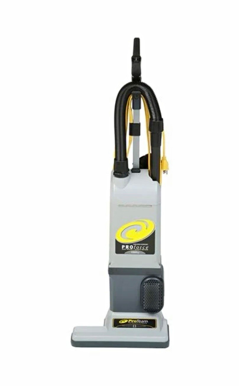 ProTeam ProForce XP1500 Upright Corded Vacuum Cleaner Gray/Black/Yellow