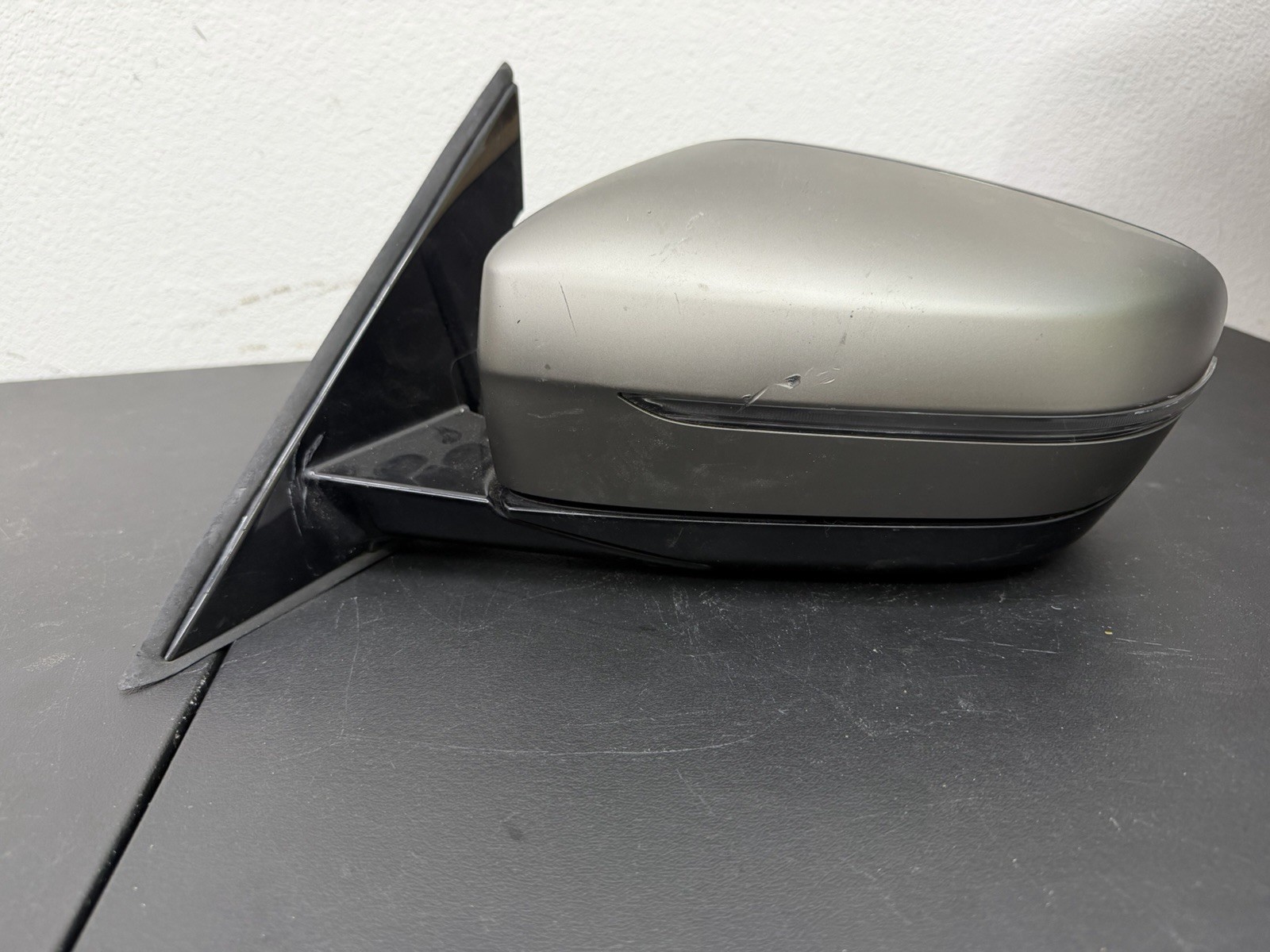 2019-2024 BMW M340i G20 Left Driver Mirror OEM Blind Spot DAMAGED