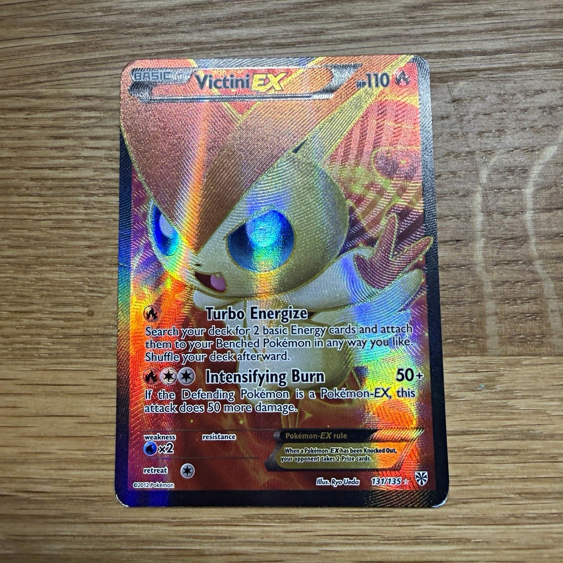 Victini EX 131/135 Plasma Storm Holo