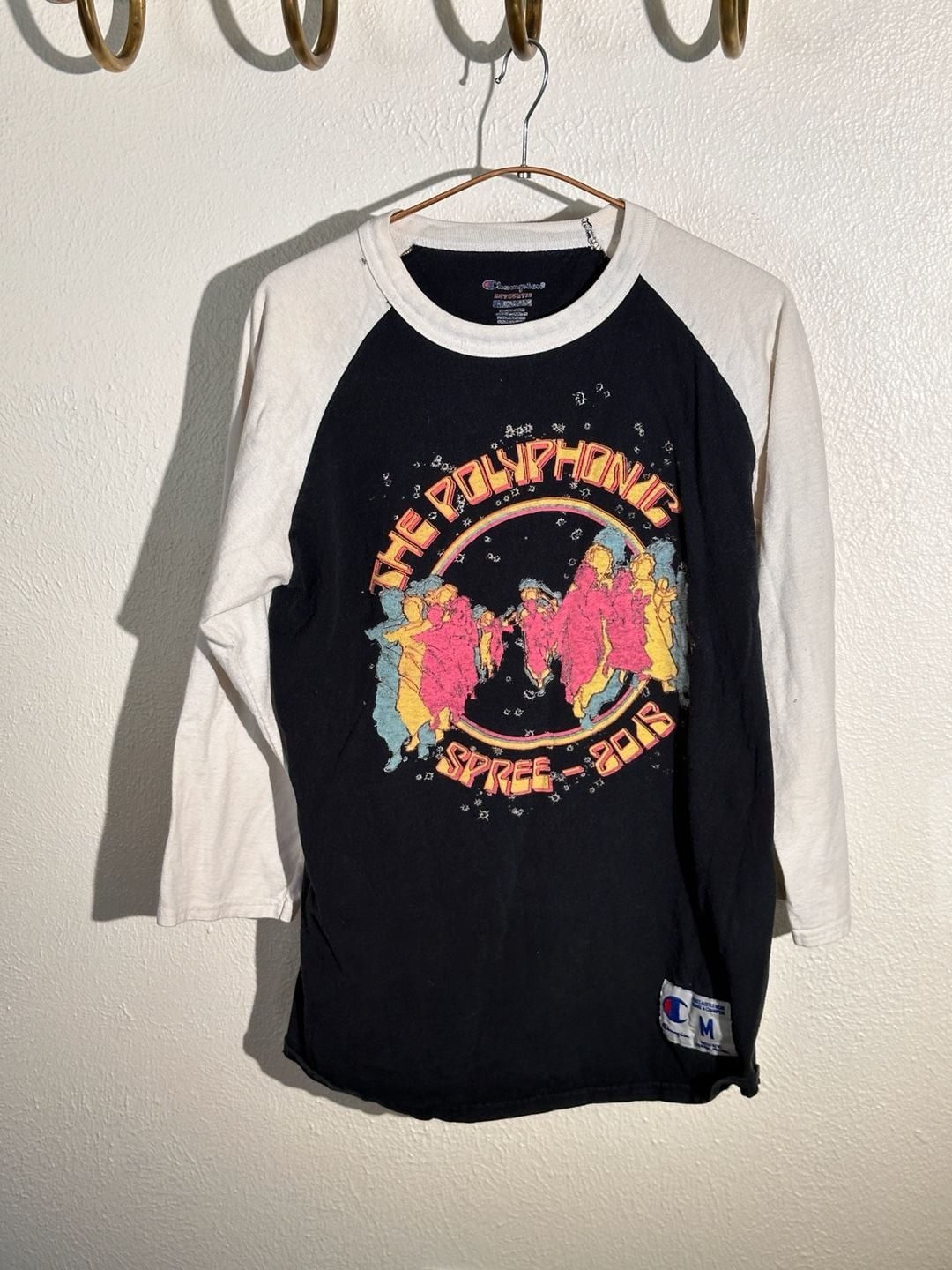 Champion The Polyphonic Spree Tour Shirt Size M Raglan Champion The Polyphonic Spree Tour Shirt Size M Raglan