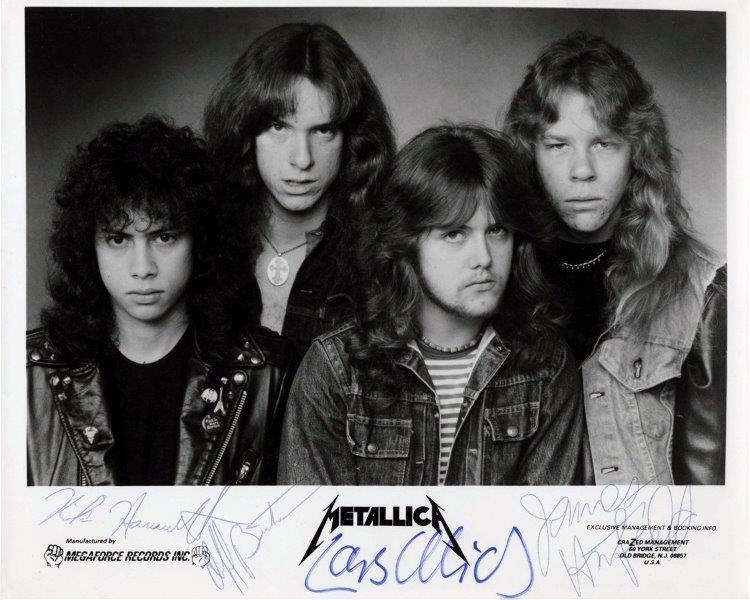 REPRINT - METALLICA Cliff Burton Band Signed 8 x 10  Photo Poster RP Man Cave 