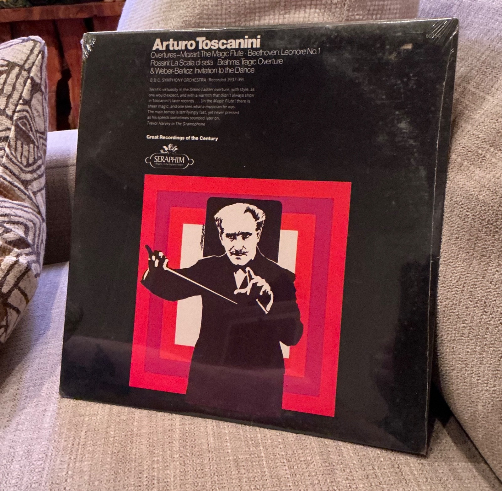 Arturo Toscanini Overtures -Mozart: The Magic Flute, Beethoven:SEALED` 