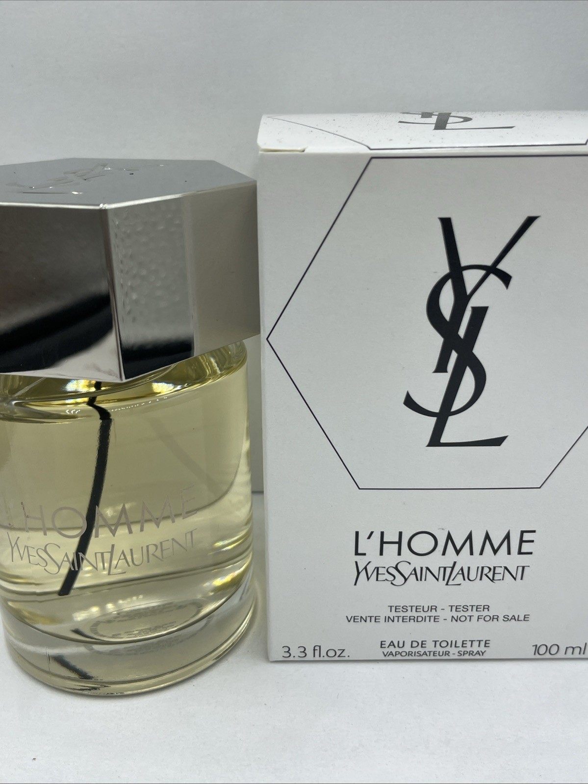 YSL L\'HOMME By Yves Saint Laurent cologne EDT SPRAY 3.3 oz/100 ml NEW (T) YSL L\'HOMME By Yves Saint Laurent cologne EDT SPRAY 3.3 oz/100 ml NEW (T)