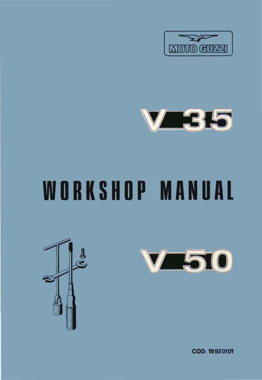 Moto Guzzi service manual V 35 & V 50.