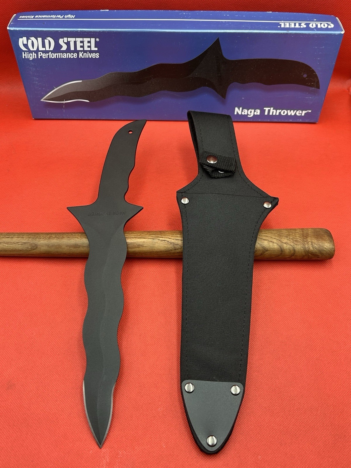 🔪NOS Cold Steel #80KT Discontinued Naga Kriss Thrower, Unused W-Box 🔪NOS Cold Steel #80KT Discontinued Naga Kriss Thrower, Unused W-Box
