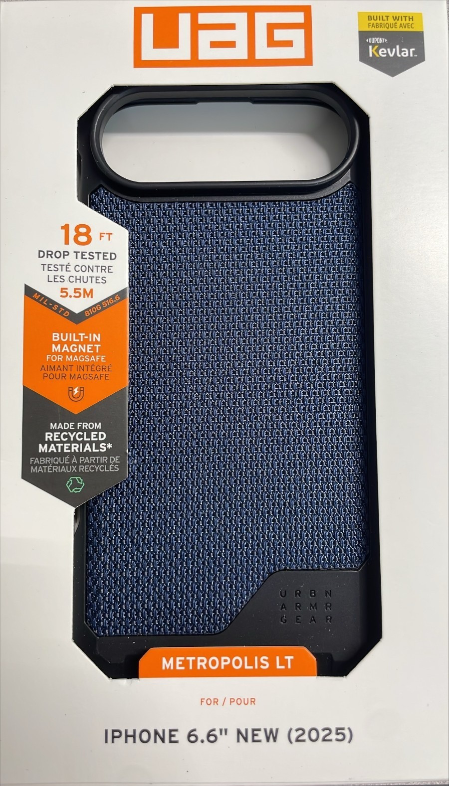 UAG Metropolis LT MagSafe Case - iPhone Air Mallard Blue