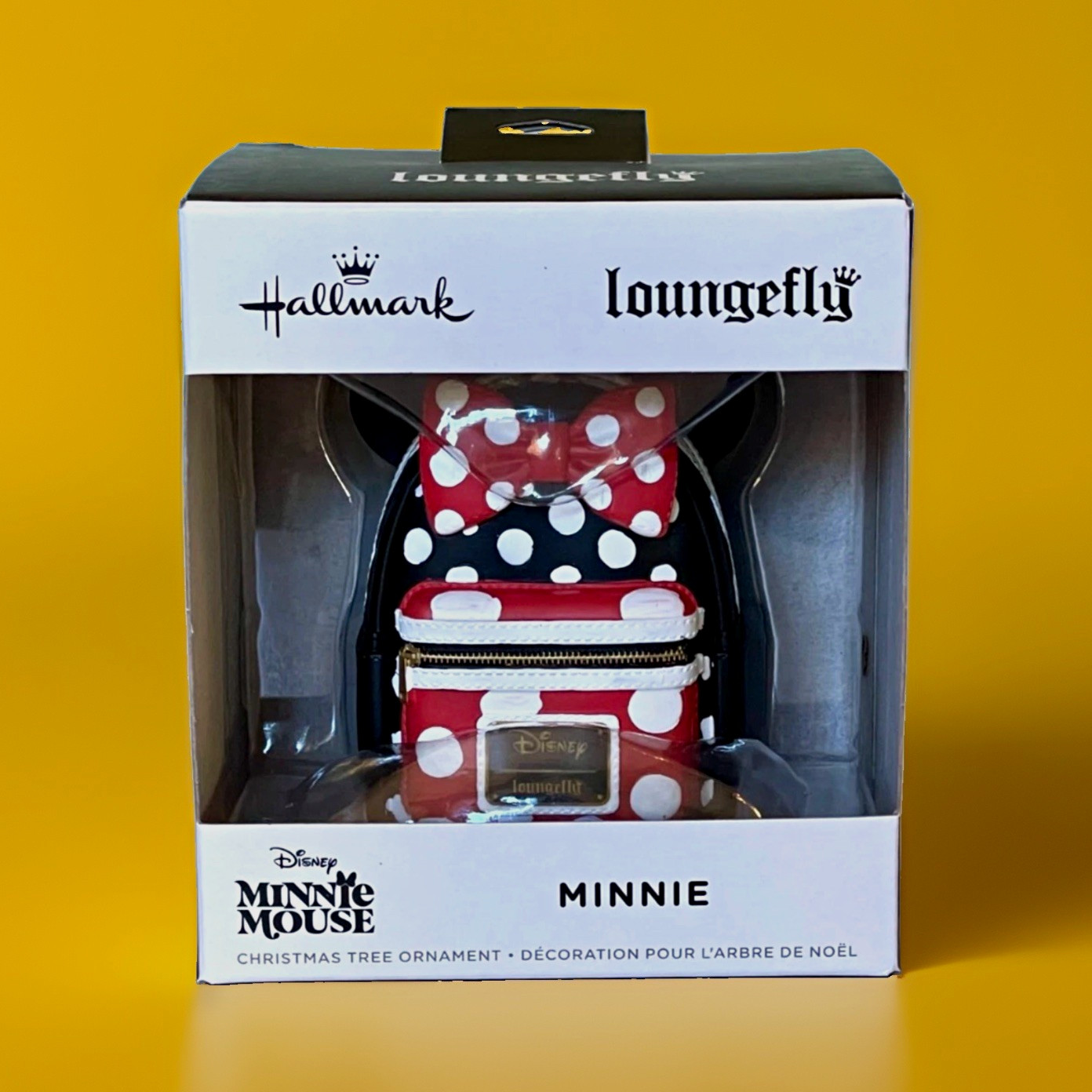 Hallmark Loungefly Disney Minnie Mouse Mini Backpack Ornament NEW