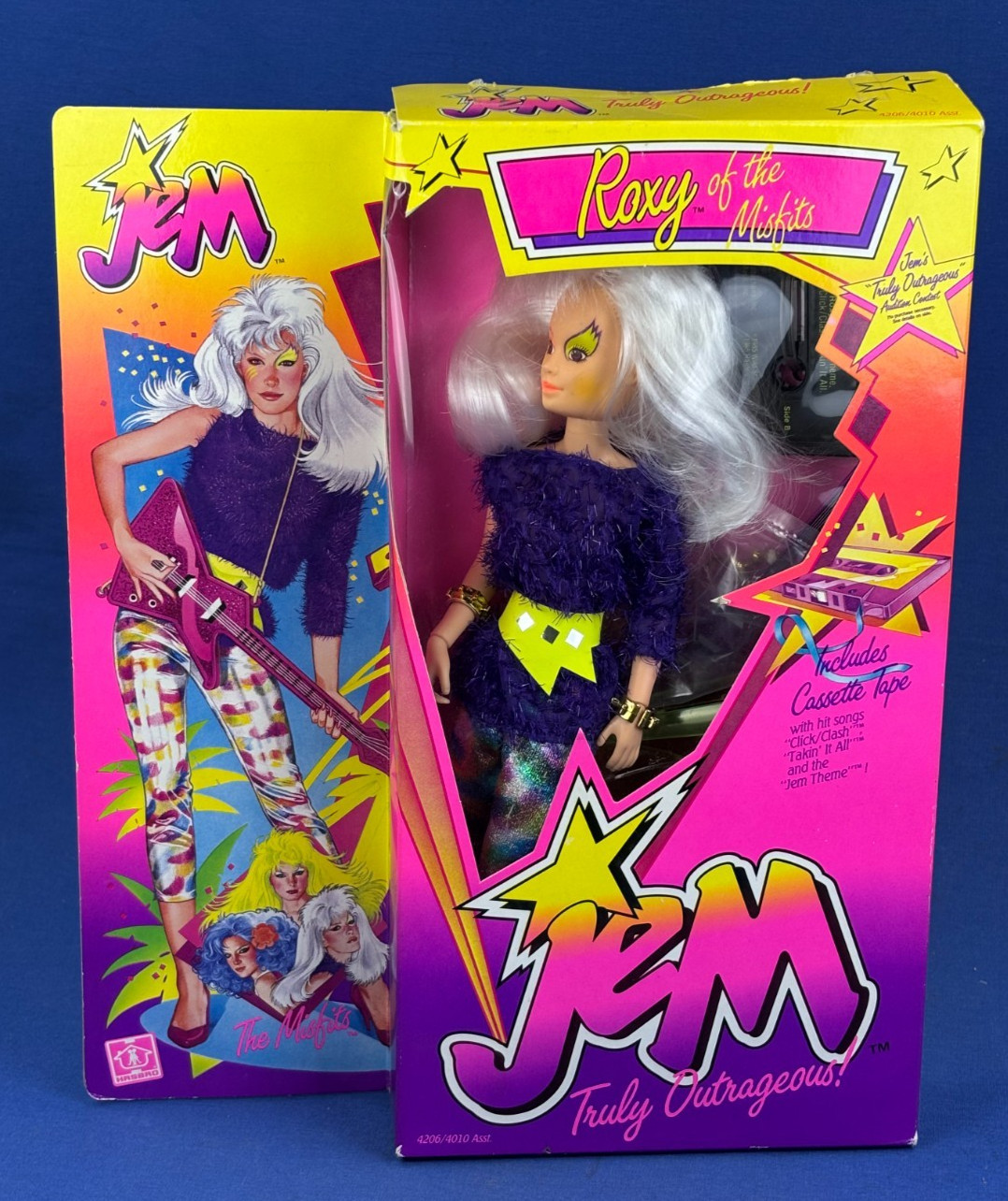 1986 Jem and the Holograms Truly Outrageous Roxy of the Misfits Doll Hasbro 4206