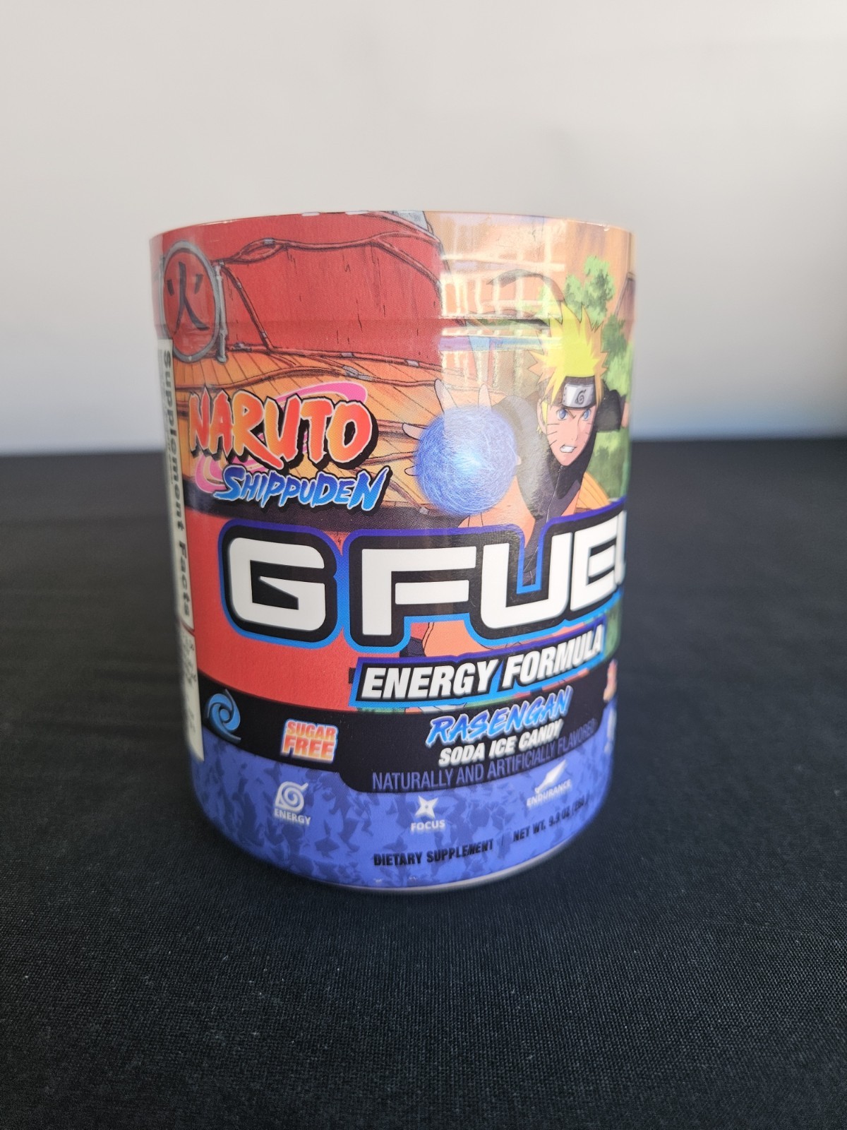G FUEL Naruto Shippuden Rasengan Energy Powder 40 Servings EXP 10/2027