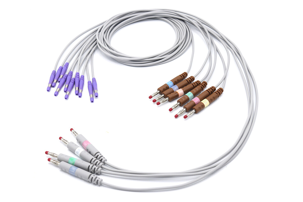 Welch Allyn CP100 CP200 10 Leadwires Banana EKG Compatible - Same Day Shipping