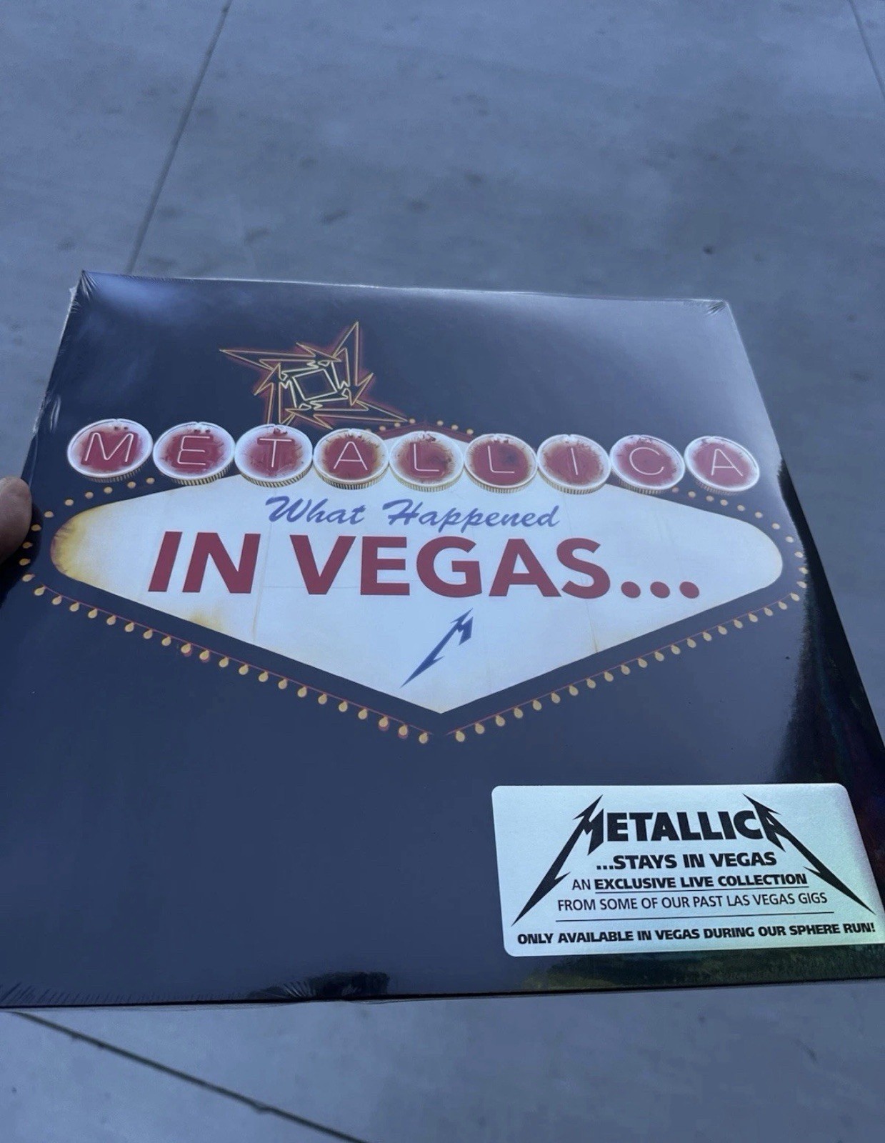 METALLICA SPHERE LAS VEGAS VINYL LIVE ALBUM SEALED SOLD OUT RARE METALLICA SPHERE LAS VEGAS VINYL LIVE ALBUM SEALED SOLD OUT RARE