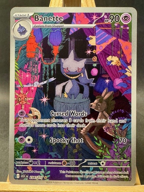 Banette Illustration Rare ME: Ascended Heroes 234/217 NM Banette Illustration Rare ME: Ascended Heroes 234/217 NM