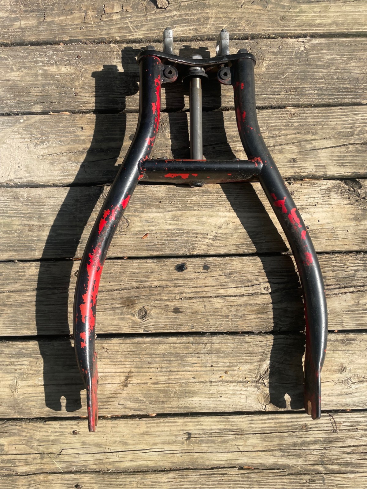 1981-1983 Honda ATC 200 Front Forks Triple Tree Assembly OEM