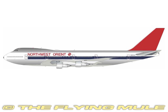 B-Models 1:200 747-100 Northwest Airlines N605US