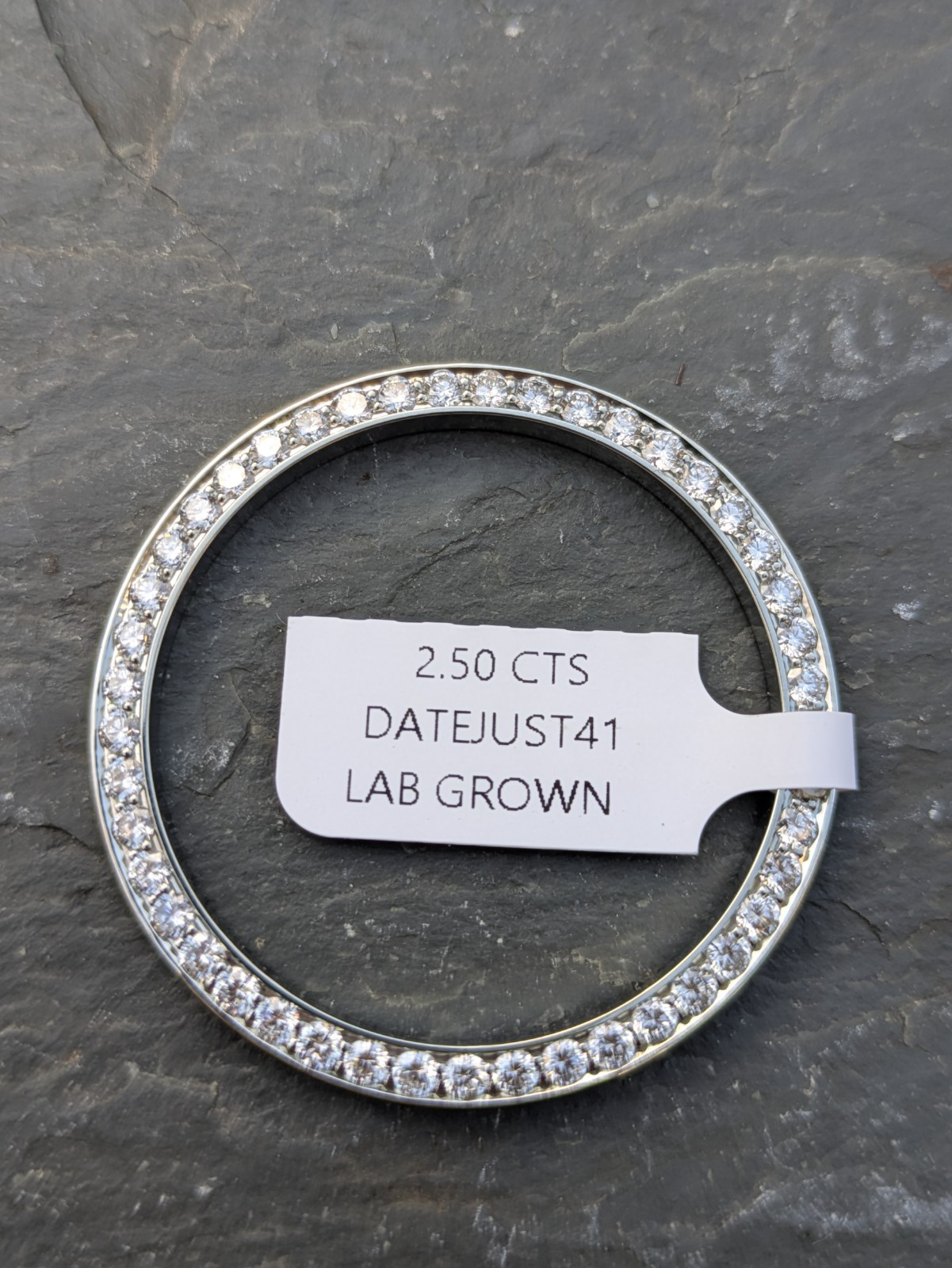 Rolex Datejust 41 MM Custom 2.50 Ct LAB GROWN Diamond Bezel MODEL 126300 Rolex Datejust 41 MM Custom 2.50 Ct LAB GROWN Diamond Bezel MODEL 126300