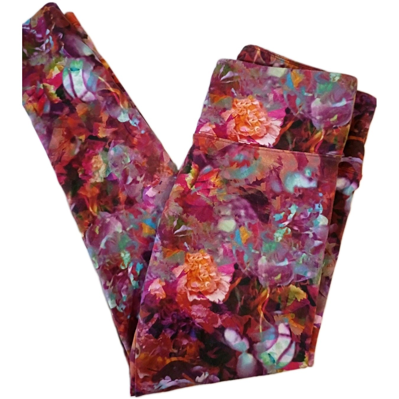 Soft Surroundings Floral Leggings Yoga Size M Soft Surroundings Floral Leggings Yoga Size M