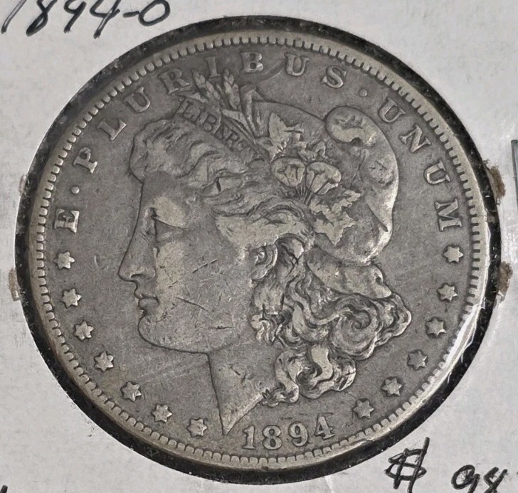 1894 O Morgan Silver Dollar Better Back Date Lower Mintage F-VF Condition 🔥 