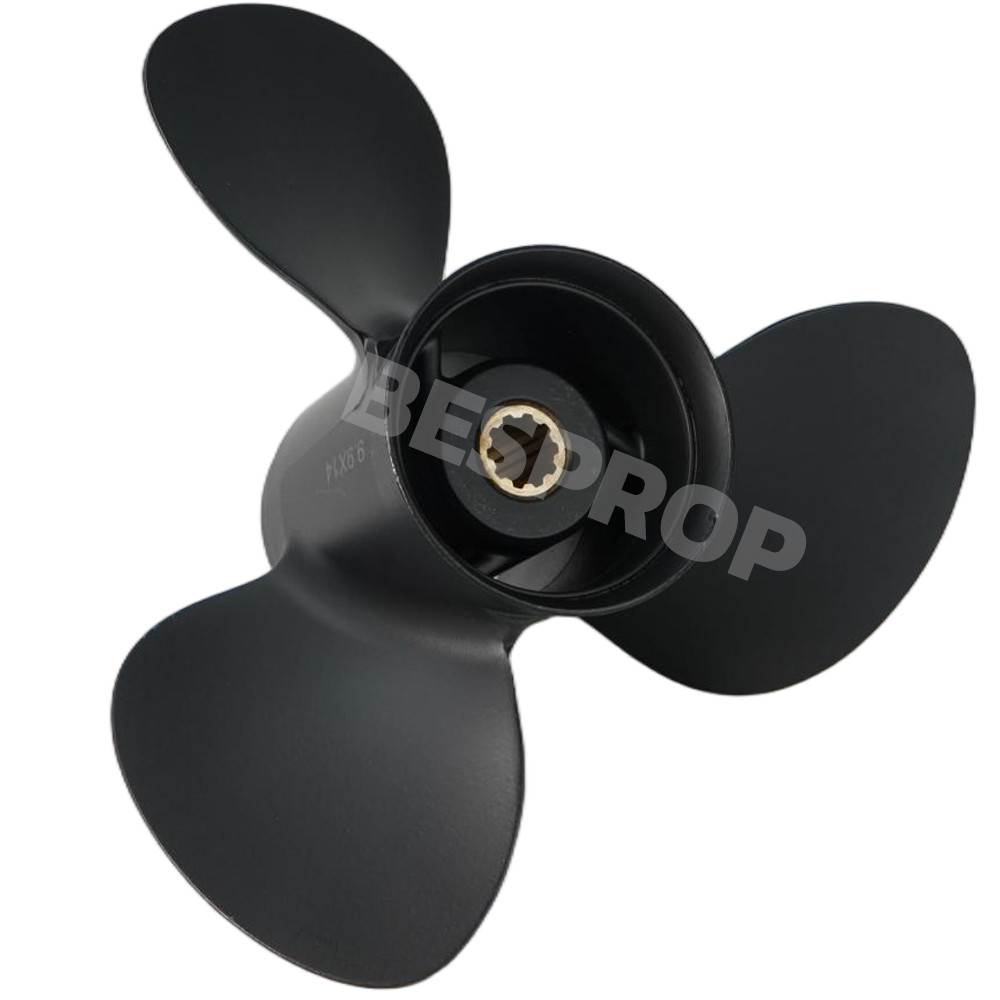 9.9 x14 Outboard Boat propeller For Tohatsu Outboard 25-30HP 10 Tooth