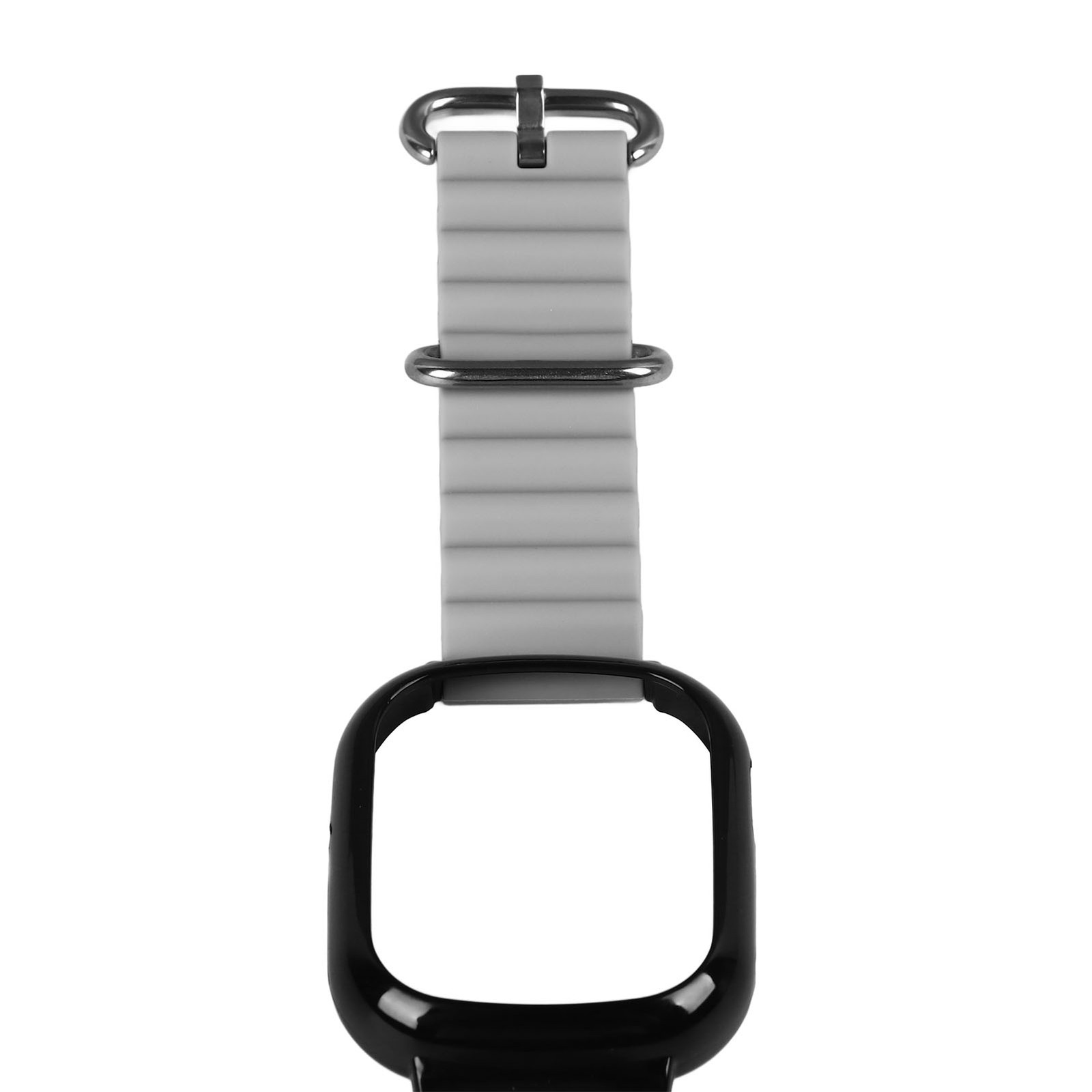 Silicone Watch Strap For Honor 4 Built-in PC Case Adjustable (Gray)