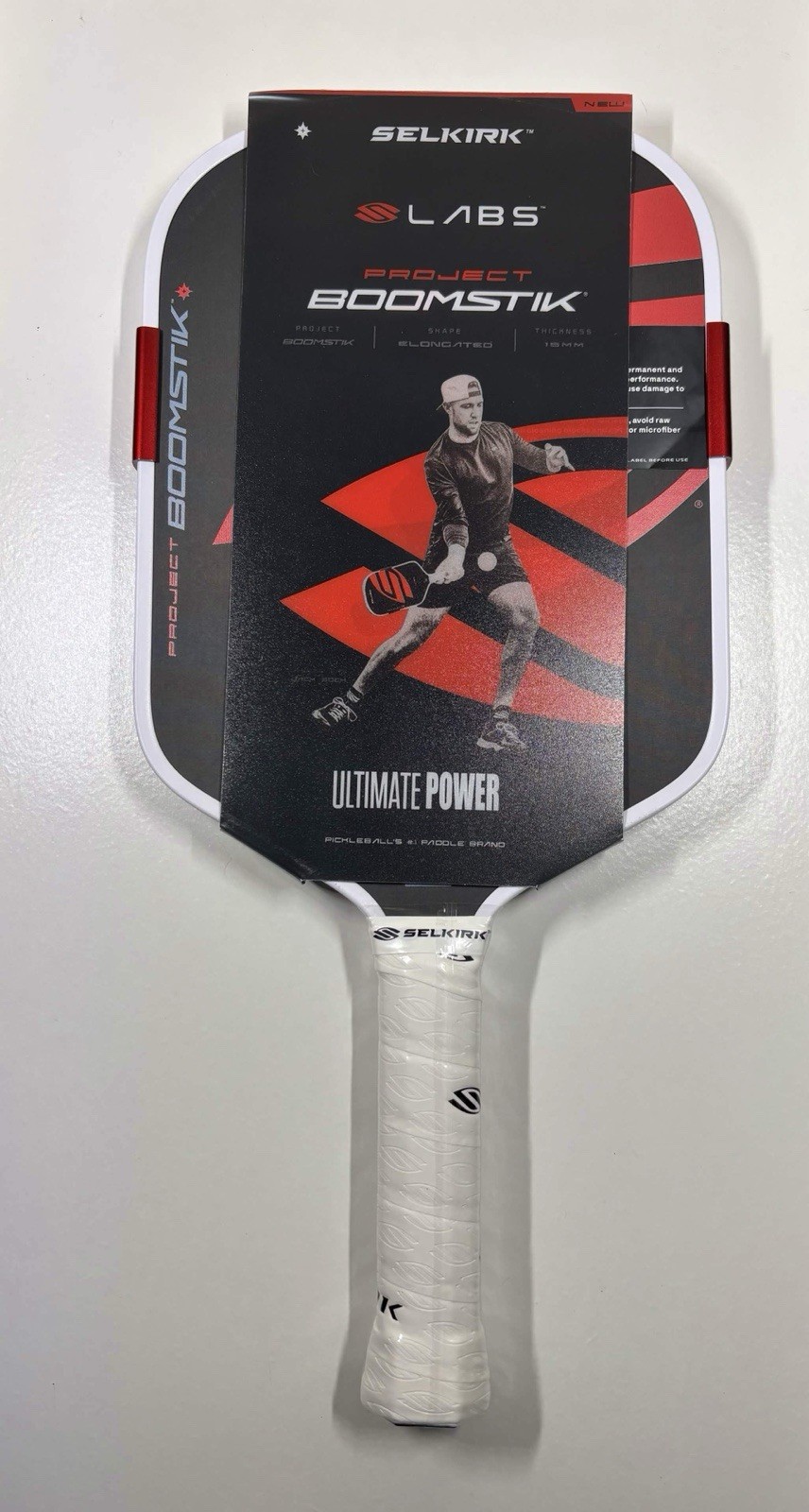 Selkirk Labs Project Boomstik Elongated 16mm Pickleball Paddle Selkirk Labs Project Boomstik Elongated 16mm Pickleball Paddle