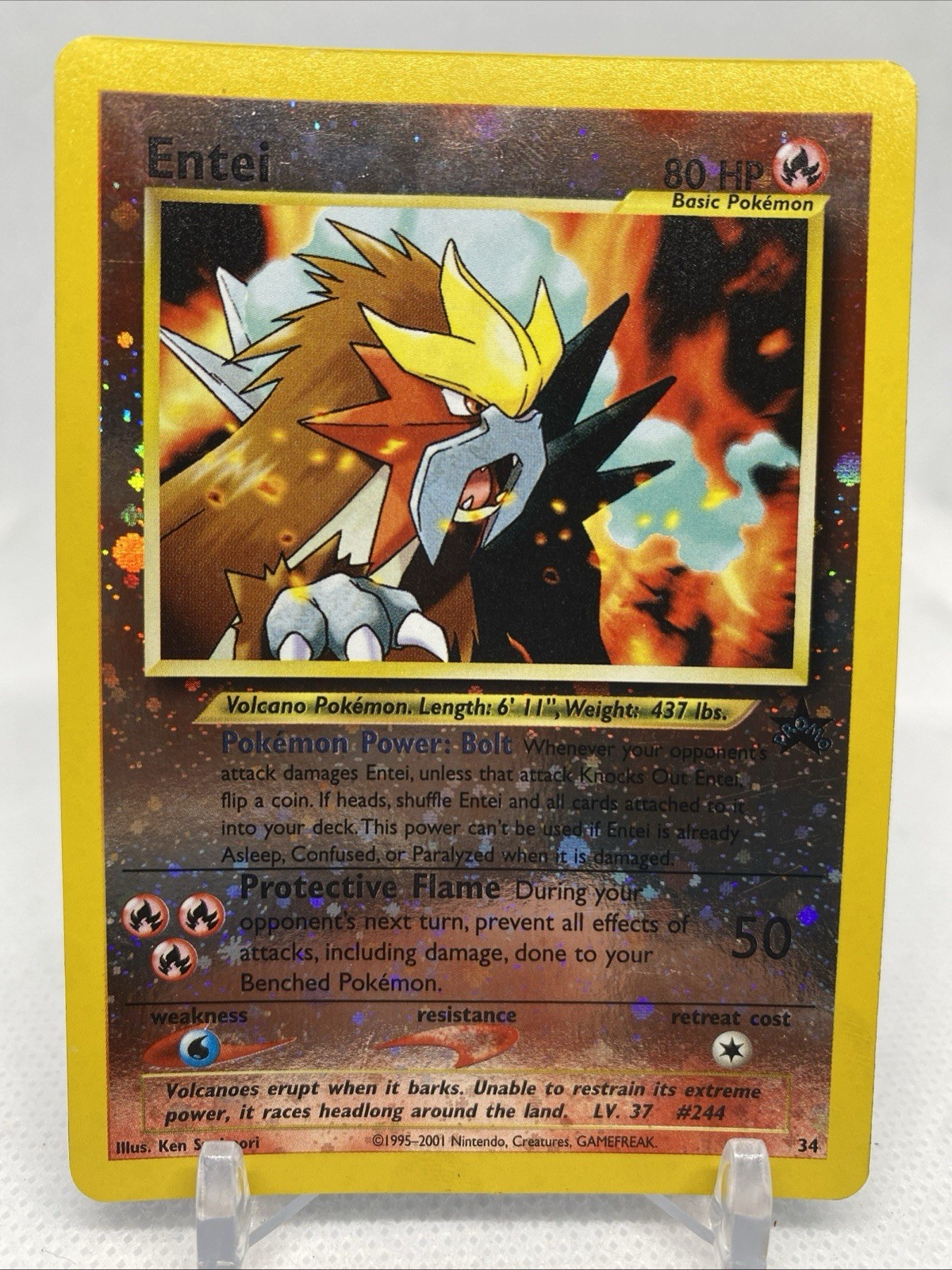 Entei 34/53 Wotc Promo Reverse Holo Entei 34/53 Wotc Promo Reverse Holo