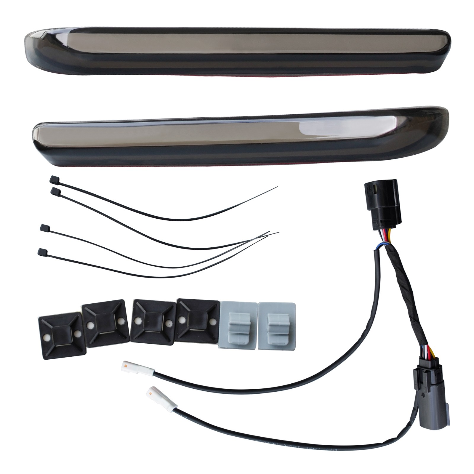 Saddlebag Tail Light Running Brake Sequential Turn Signal LED Smoke Lens