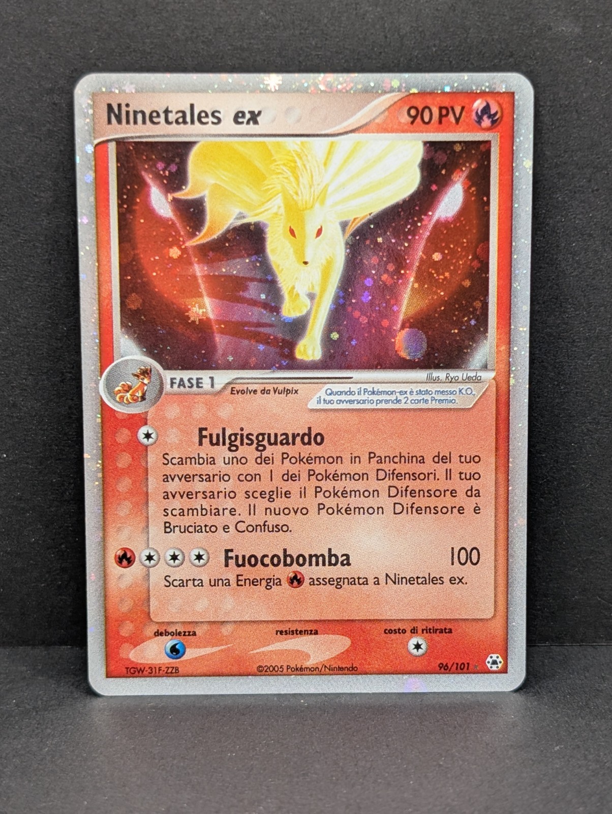 Ninetales ex 96/101 Hidden Legends Holo Rare Pokemon TCG Nintendo ITALIAN LP+ Ninetales ex 96/101 Hidden Legends Holo Rare Pokemon TCG Nintendo ITALIAN LP+