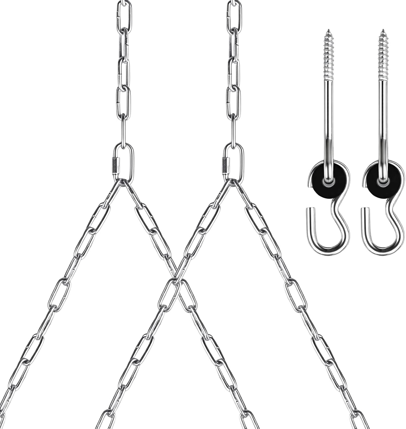 7.75FT Heavy Duty Porch Swing Chain Kit, 2 Pack