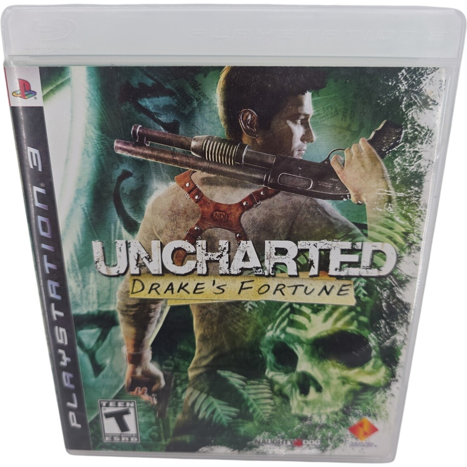 Uncharted Drake\'s Fortune Sony PlayStation 3 PS3 2007 Naughty Dog Game Tested Uncharted Drake\'s Fortune Sony PlayStation 3 PS3 2007 Naughty Dog Game Tested
