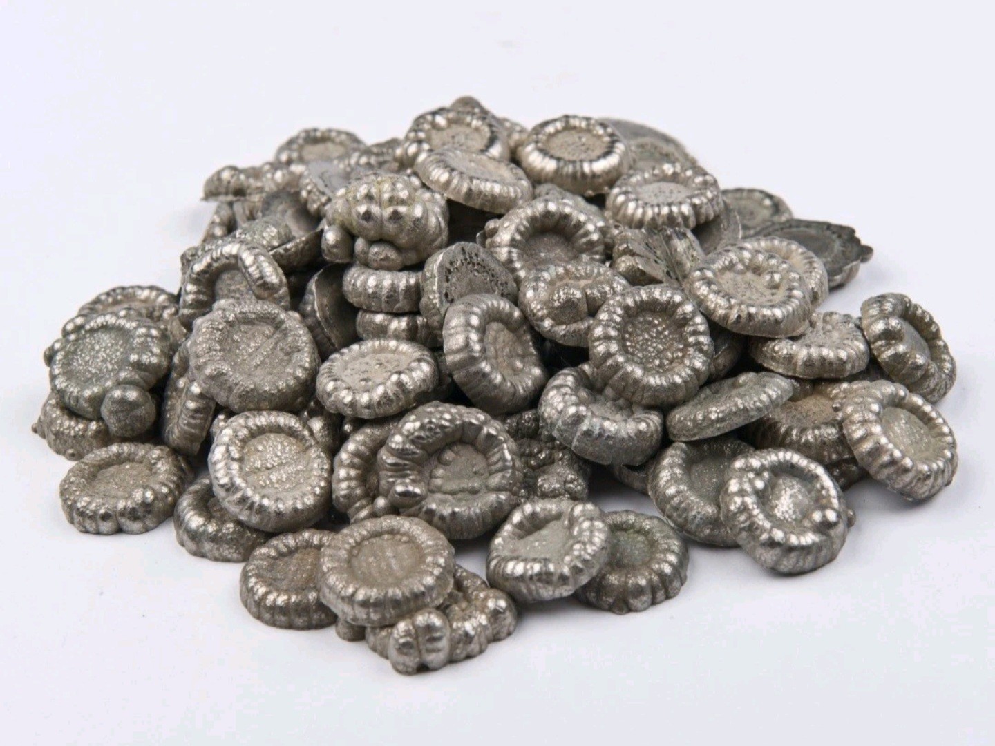 Electrolytic Nickel Rounds, 4 Pound Increments, Pro Grade Nickel Plating Anodes