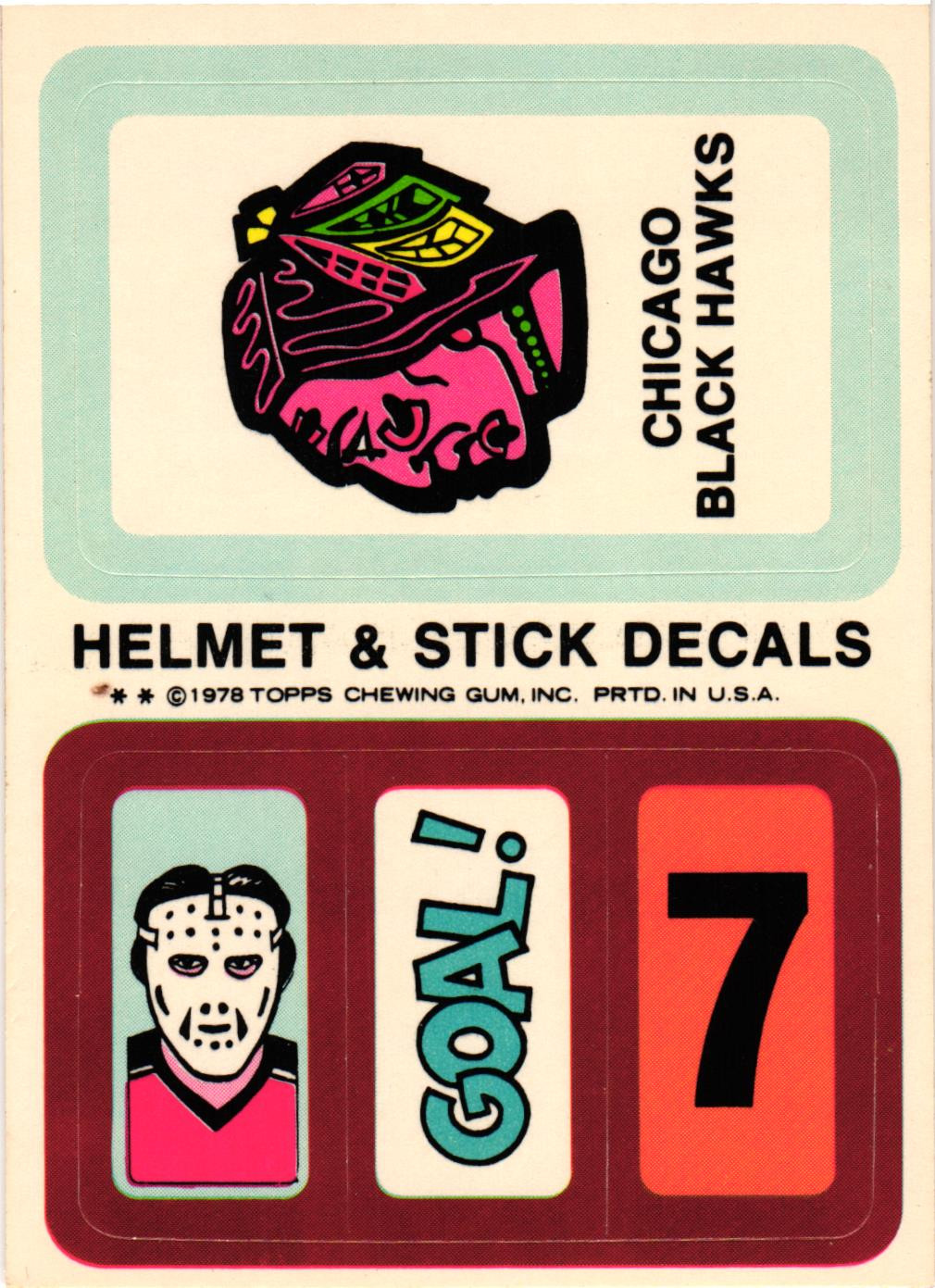 1978-79 Topps NHL Hockey Team Helmet Stickers / Pick Your Cards / Buy2+ Save10%