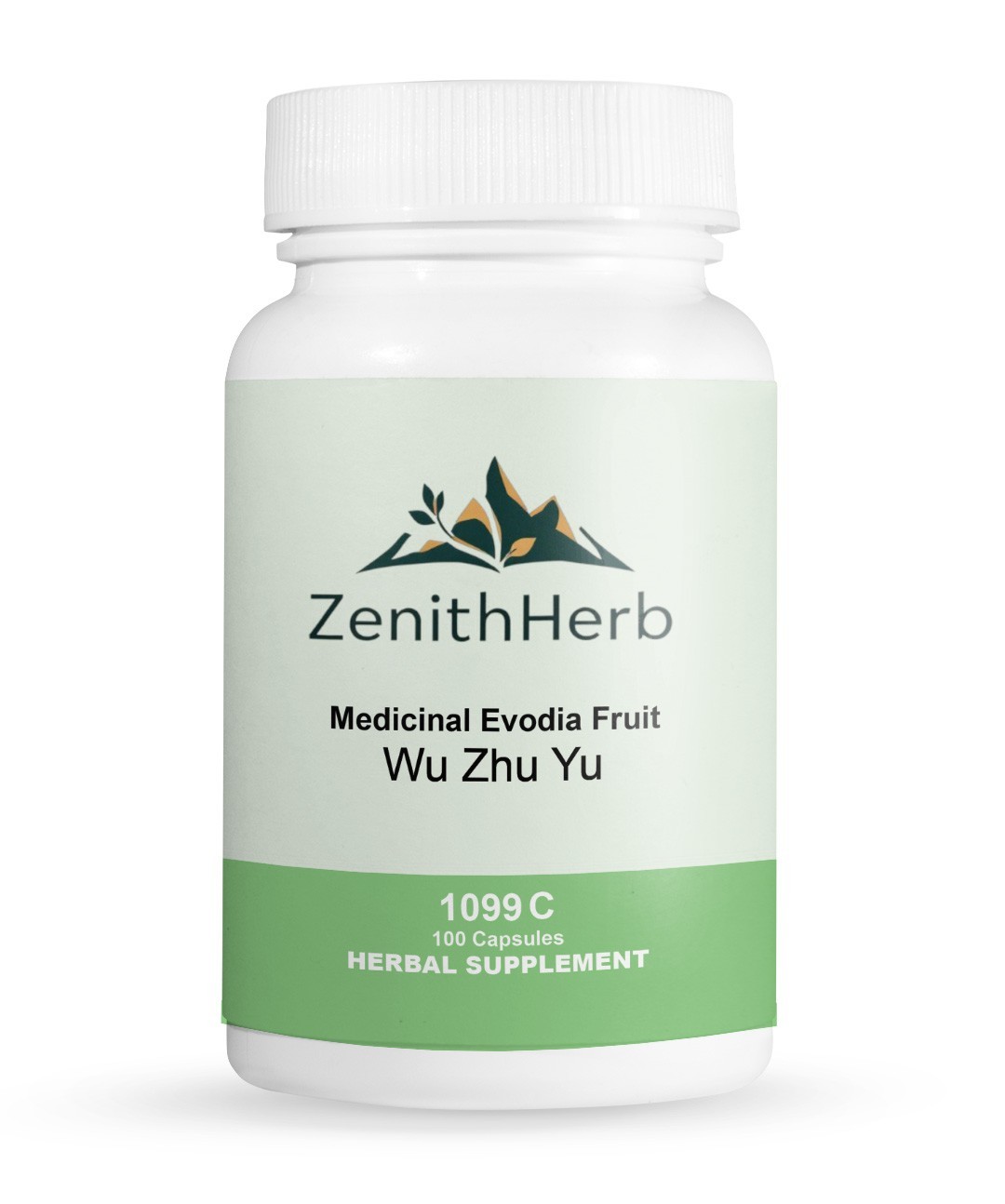 ZenithHerb Wu Zhu Yu, Medicinal Evodia Fruit, 200 Count Capsules