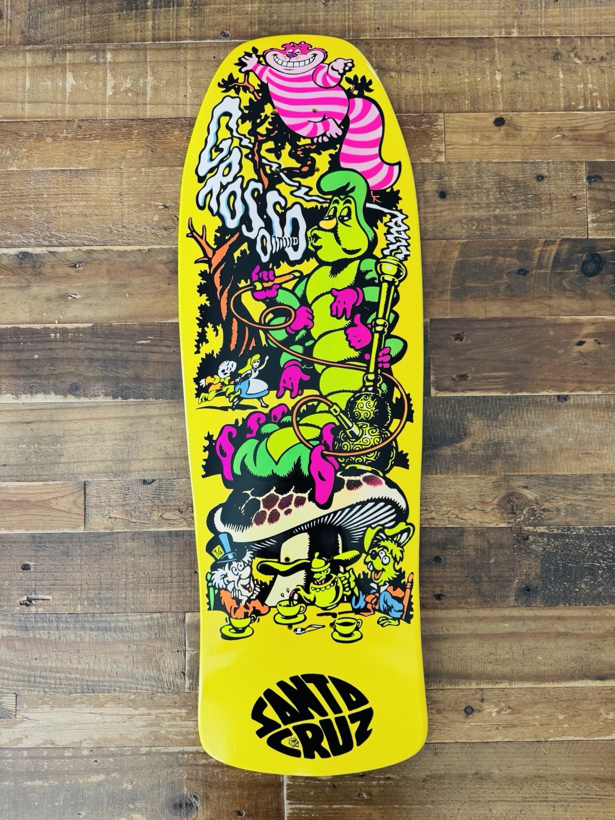 Santa Cruz Jeff Grosso Alice in Wonderland Reissue Reproduction Skateboard Deck