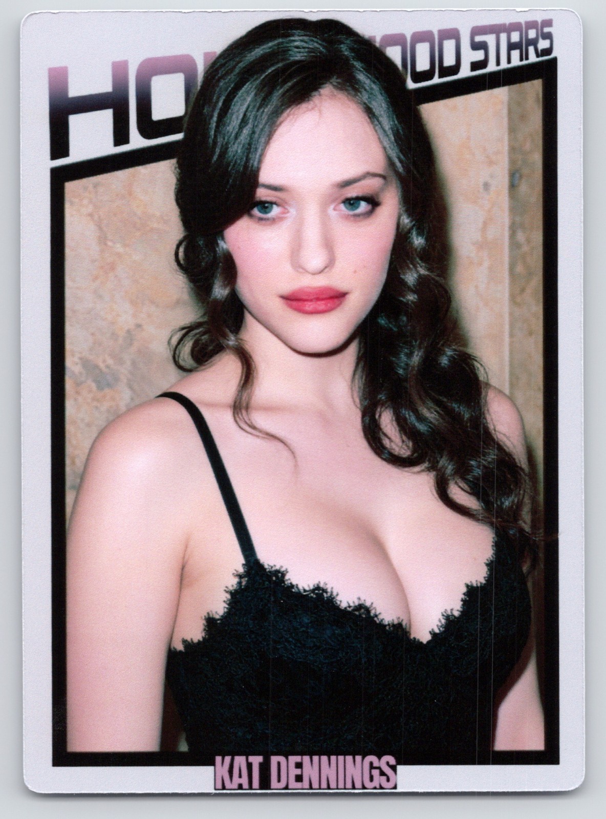 Kat Dennings Hollywood Actress Singer Model Hot Spicy Custom Trading Card