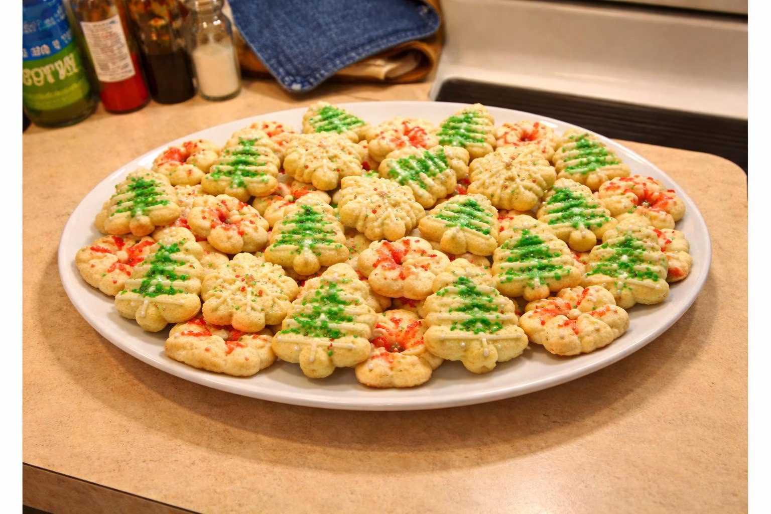 spritz almond butter cookies spritz almond butter cookies