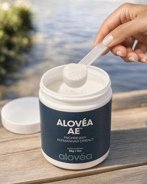 Alovea AE Proprietary Acemannan Extract Dietary Supplement 56g/ 2oz EXP 07/2029