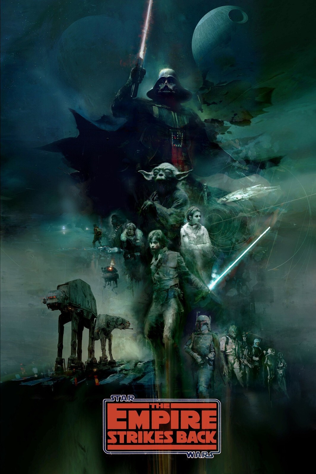 1980 Star Wars Episode V The Empire Strikes Back Movie Poster 11X17 Vader 🔥 1980 Star Wars Episode V The Empire Strikes Back Movie Poster 11X17 Vader 🔥