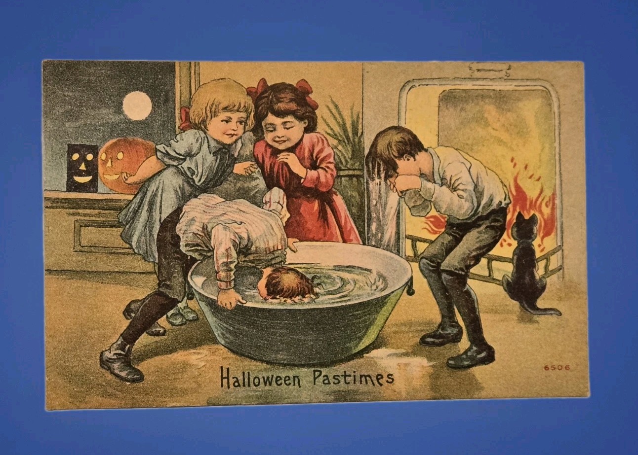 Vintage Halloween Postcard Popular Series No. 6506 