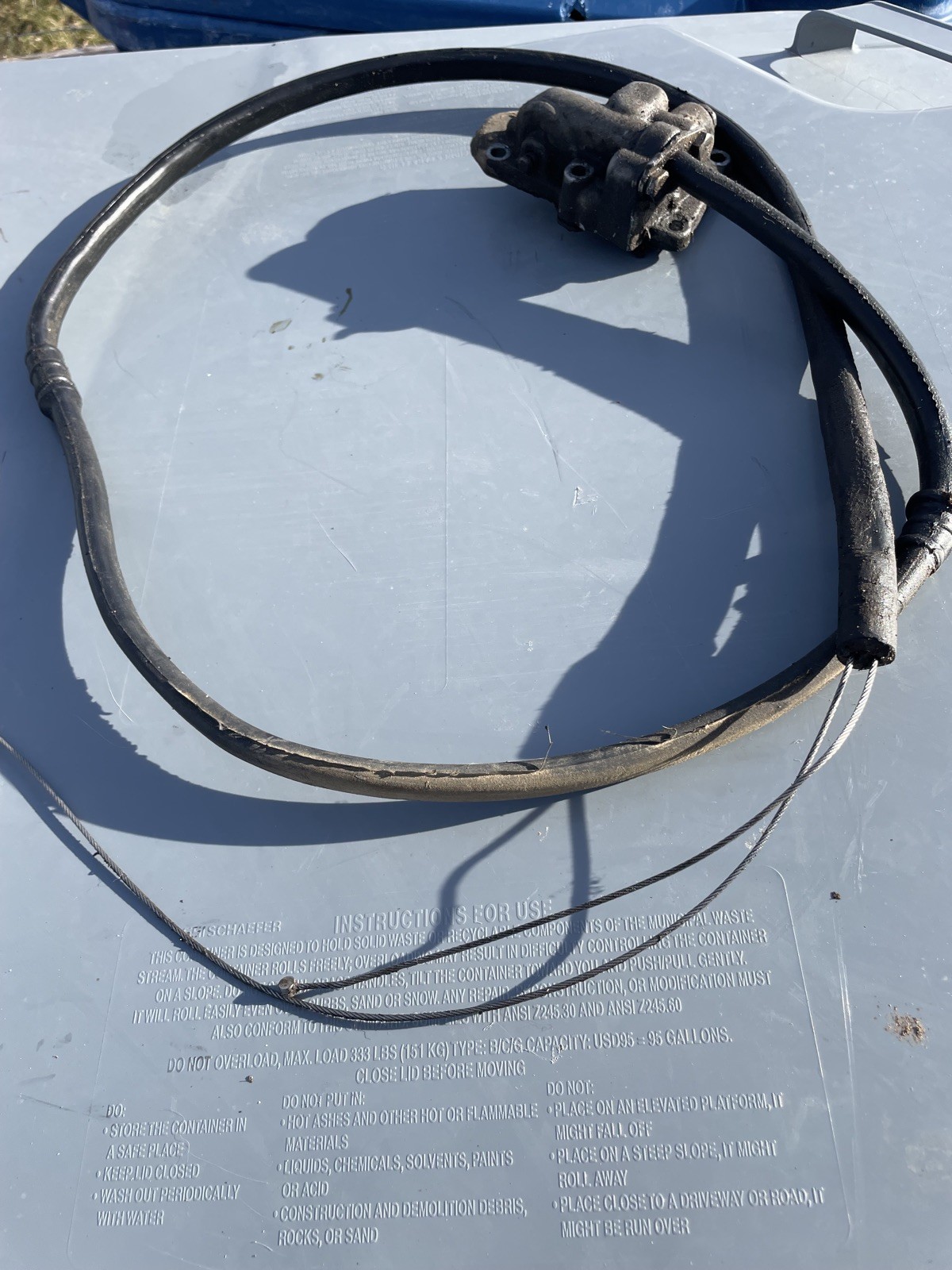OMC Stringer Mechanical Shift Cable 982563 982802 EXCELLENT OMC Stringer Mechanical Shift Cable 982563 982802 EXCELLENT