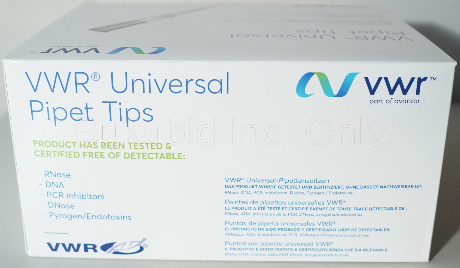 New VWR  76322-134 Universal Pipet Tips 20µl  10 Racks Pack EXP 03/2026