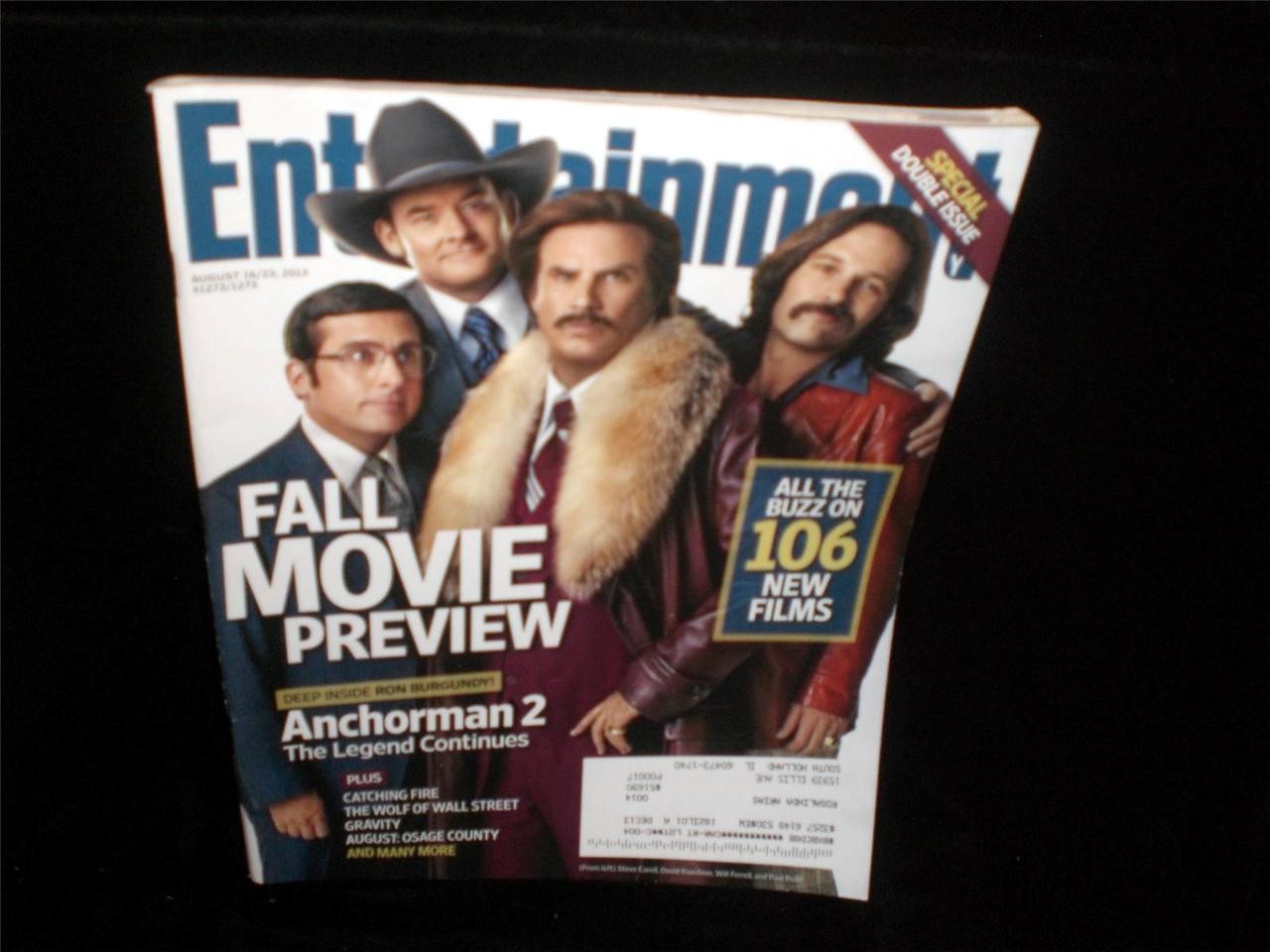 Entertainment Weekly Magazine Aug 16/23, 2013 Fall Movie Preview Double Issue