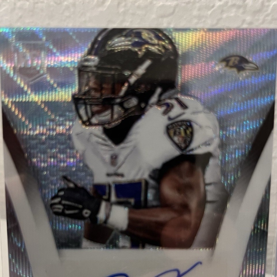 2014 Panini Prizm C.J. Mosley Autographed Rookie Light Blue Wave /35 AR-CJ 2014 Panini Prizm C.J. Mosley Autographed Rookie Light Blue Wave /35 AR-CJ